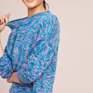 NWT Anthropologie MOTH Marled Boat Neck Pullover Sweater